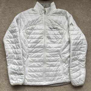Eddie Bauer First Ascent Puffer Jacket Womens M Pertex Reversible Eco Packable
